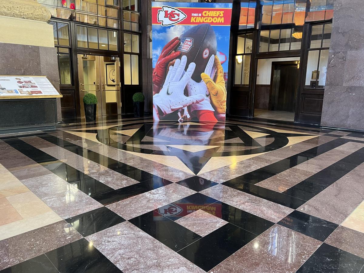 Union Station - Kansas City Chiefs Kingdom Marble Floor Restoration by Advanced 360